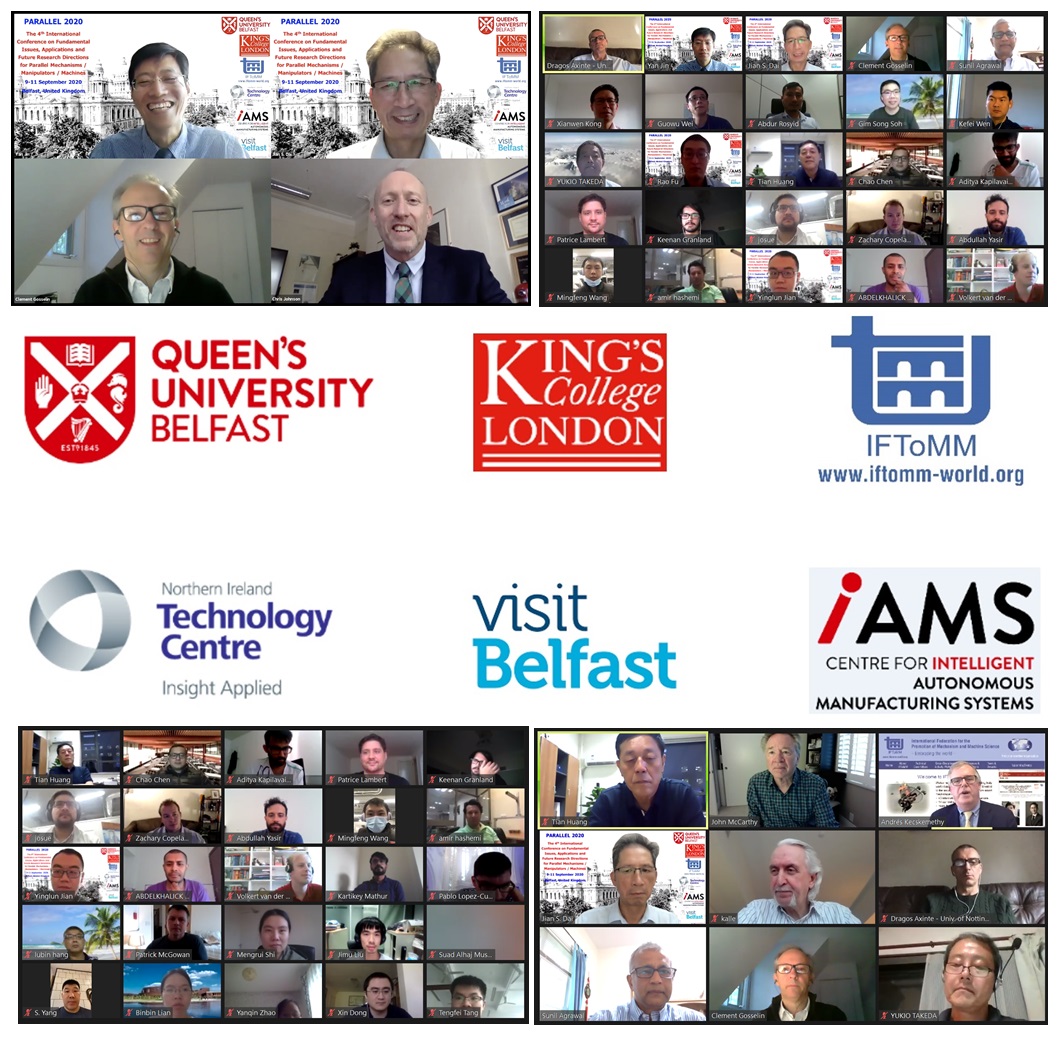 Belfast 2020 — virtual conference sessions and sponsors